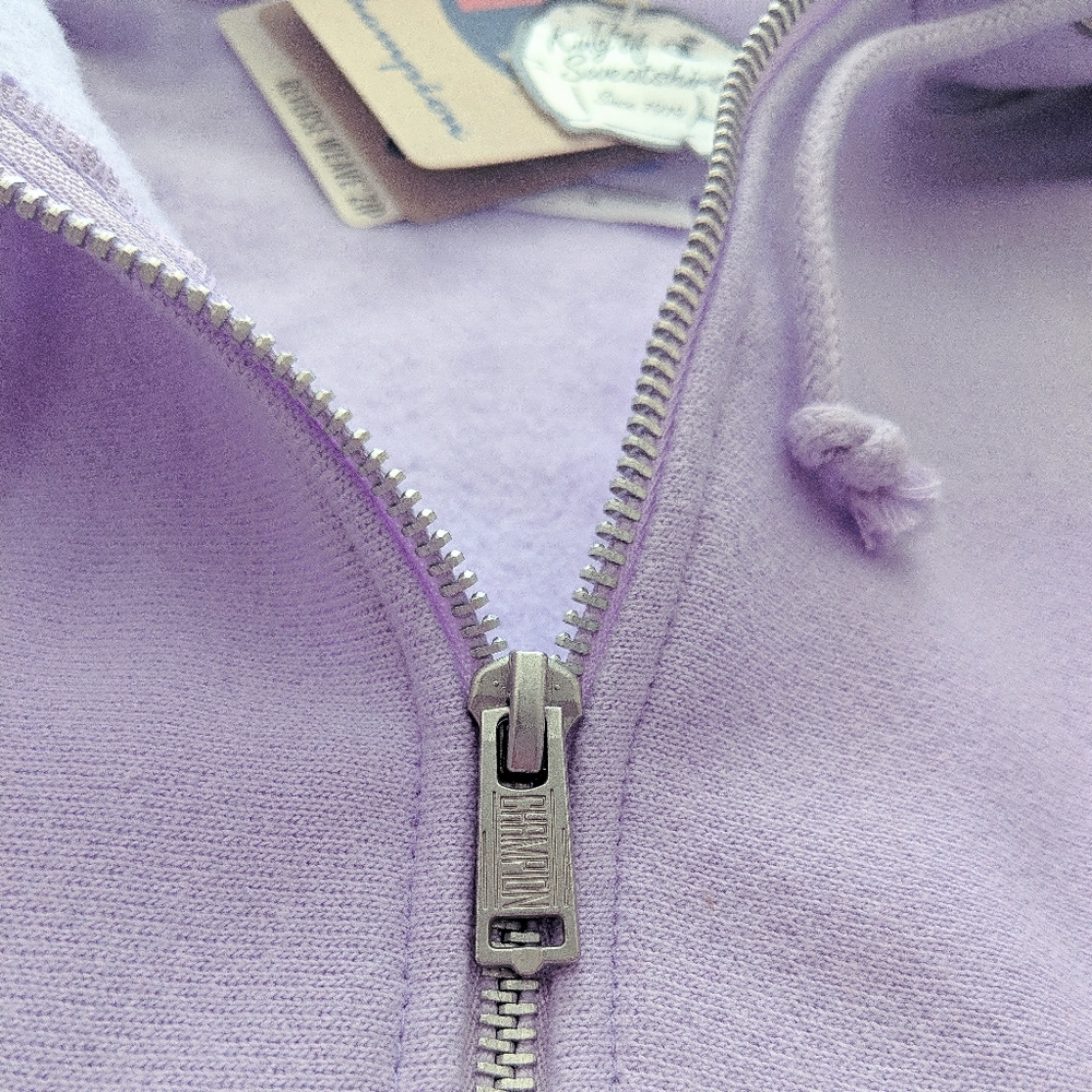 SALE! 🔥 Champion Reverse Weave Hoodie Lilac Zip - Picture 3 of 6